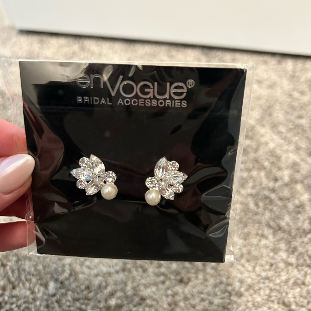 Bridal earrings - never worn!